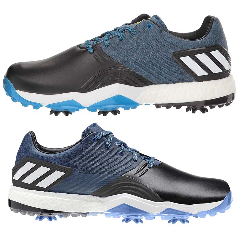 Zapatos de golf Adidas hombre 4Orged 8M negro azul y blanco golfco